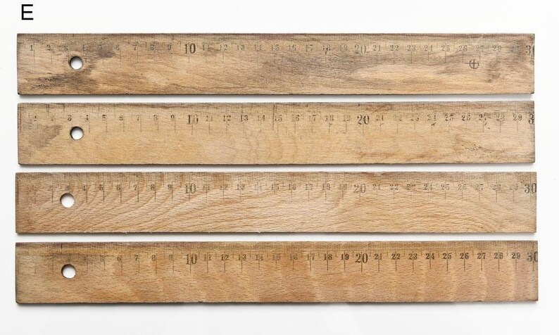 Light Brown Ruler Old Vintage School Wooden Rulers, Marked in Centimeters (cm) - Etsy