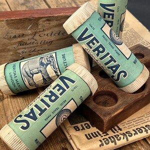 vintage Veritas Elephant, emballage en carton pour ampoules de lampe à gaz - Fabrication britannique