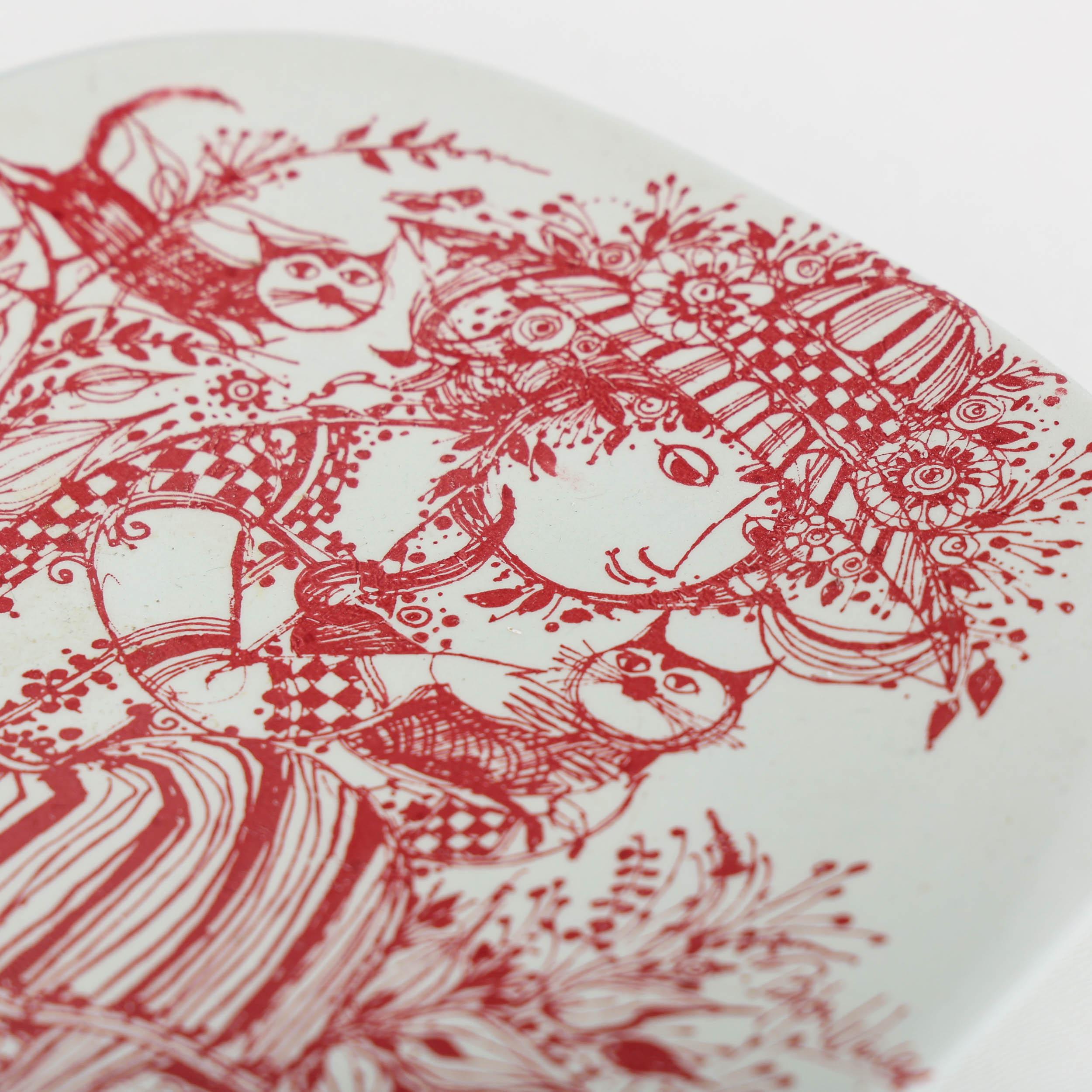 Nymølle Wall Plate “louise” – Bjørn Wiinblad – No. 3069/1247 - Etsy