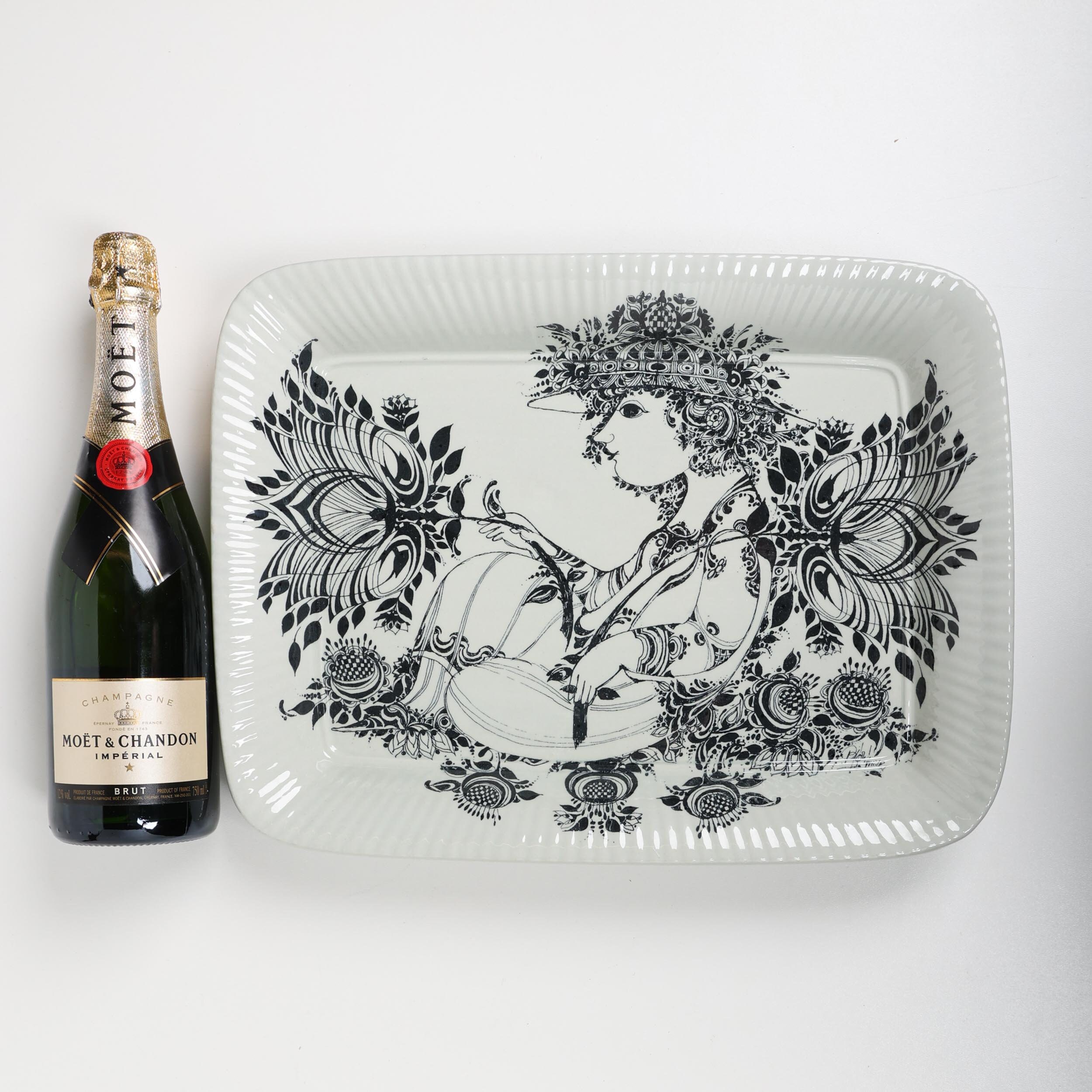 Vintage Bjørn Wiinblad Nymolle Denmark Dish – Large Square Wall