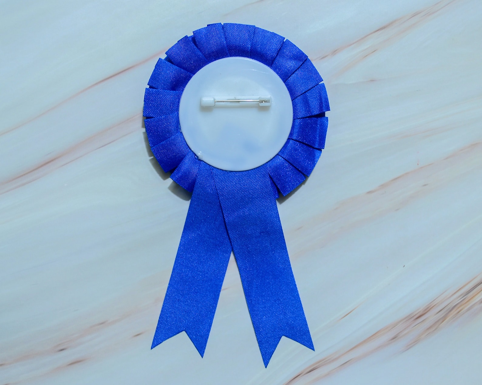 Custom Blue Ribbon Place Card Pin Brooch Horse Ribbon Equestrian Party ...
