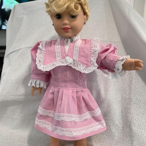 nellie pink dress american girl Nellie Doll Dress