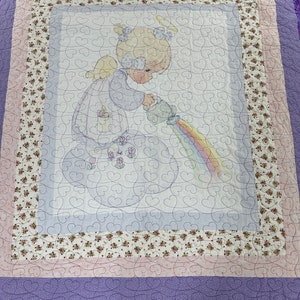 Quilt, Throw, Cuddle Quilt, Precious Moments
