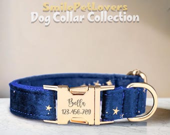 Handmade Dog Collar,Personalized with Pet's Name and Number,Durable & Stylish,Gift for Dog Lover,Dog Collar Leash Set