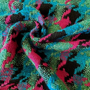 Mezcla de lana tweed italiana con algodón, de buena calidad, con estampado pata de gallo, en tres combinaciones de colores. imagen 6