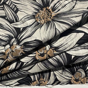 Mezcla de algodón jacquard italiano elástico de alta calidad, patrón de tejido floral, excelente combinación de colores. ¡Máxima calidad!