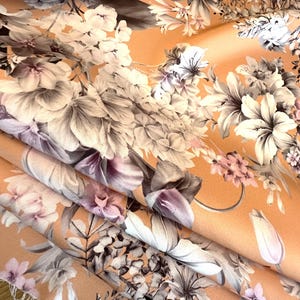 Tissu Haute Couture En Soie 100% - Coupon 8 Mètres X 1,30 Mètre - Alta Moda - Neuf