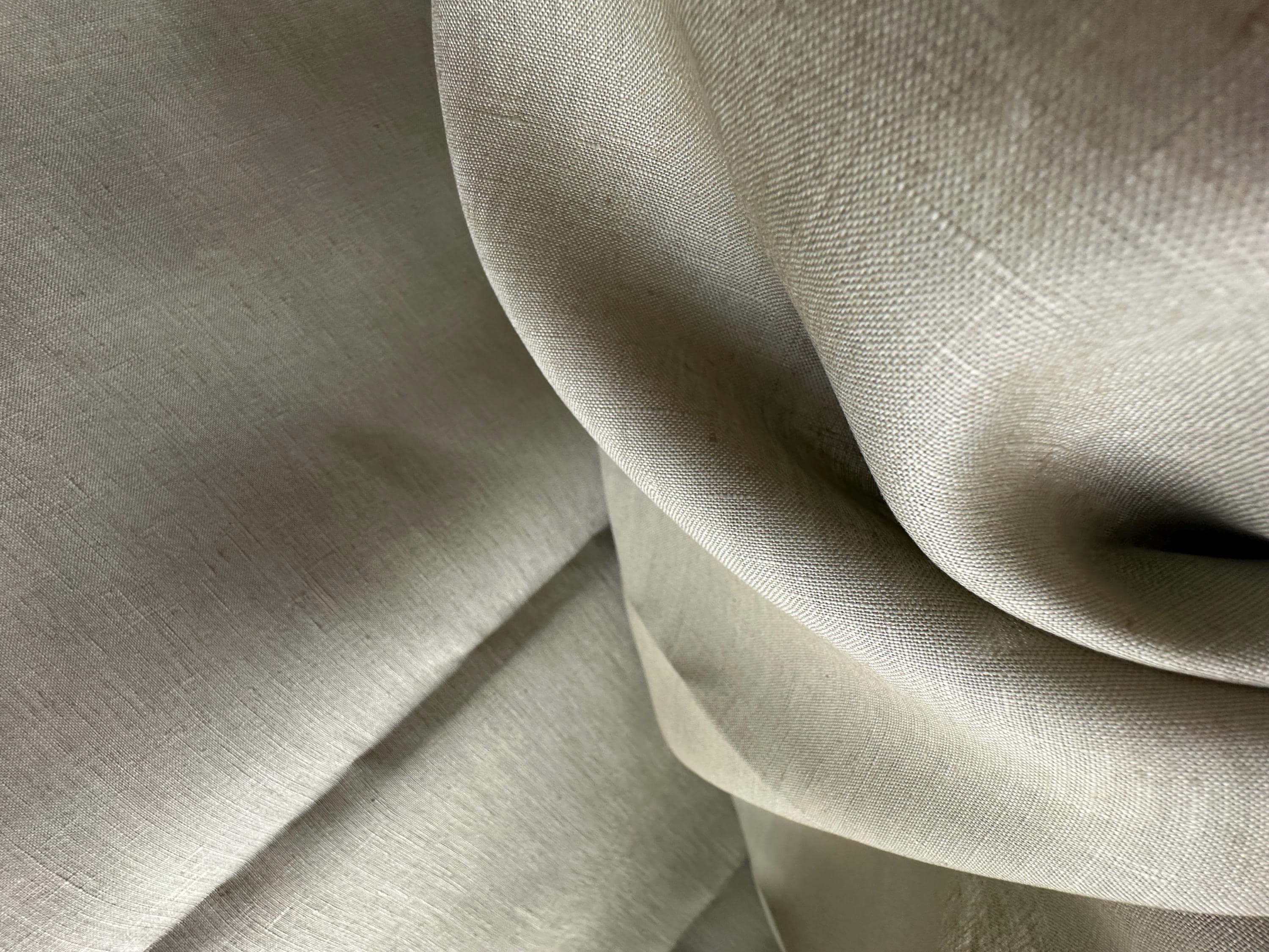 Italian premium linen fabric, top quality, medium thickness, 200 g/lfm, fuchsia-pink, beige, light olive, dark olive, chocolate brown