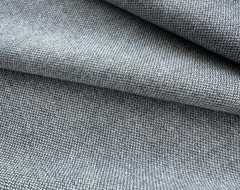 Italian designer quality brand cashmere fabric, L. Pia*na, in grey, soft, light, best quality, luxury fabric!