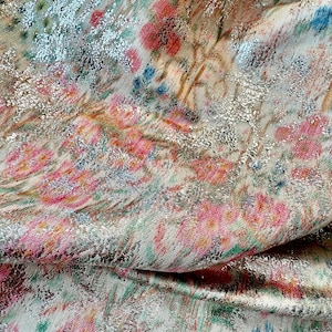 Italian jacquard shine, polyester fabric, designer fabric, lurex fabric, high quality! image 1
