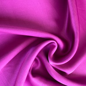 Italian high-quality 100% satin silk fabric, designer fabric, top quality, in 6 colors