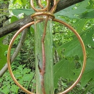 Copper Plant Propagator/ Bud Vase Wall Hangers