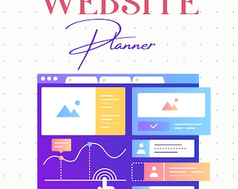 Website Planner - 29 Page Digital Download
