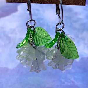 Lily of The Valley Hoop Earrings