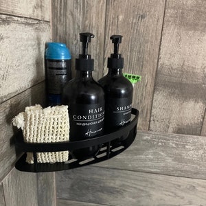 Étagère de douche Sans percage - Panier de rangement Shampoing Savon -  Acier inoxydable - Accessoire toilettes Salle de Bain - Chrome