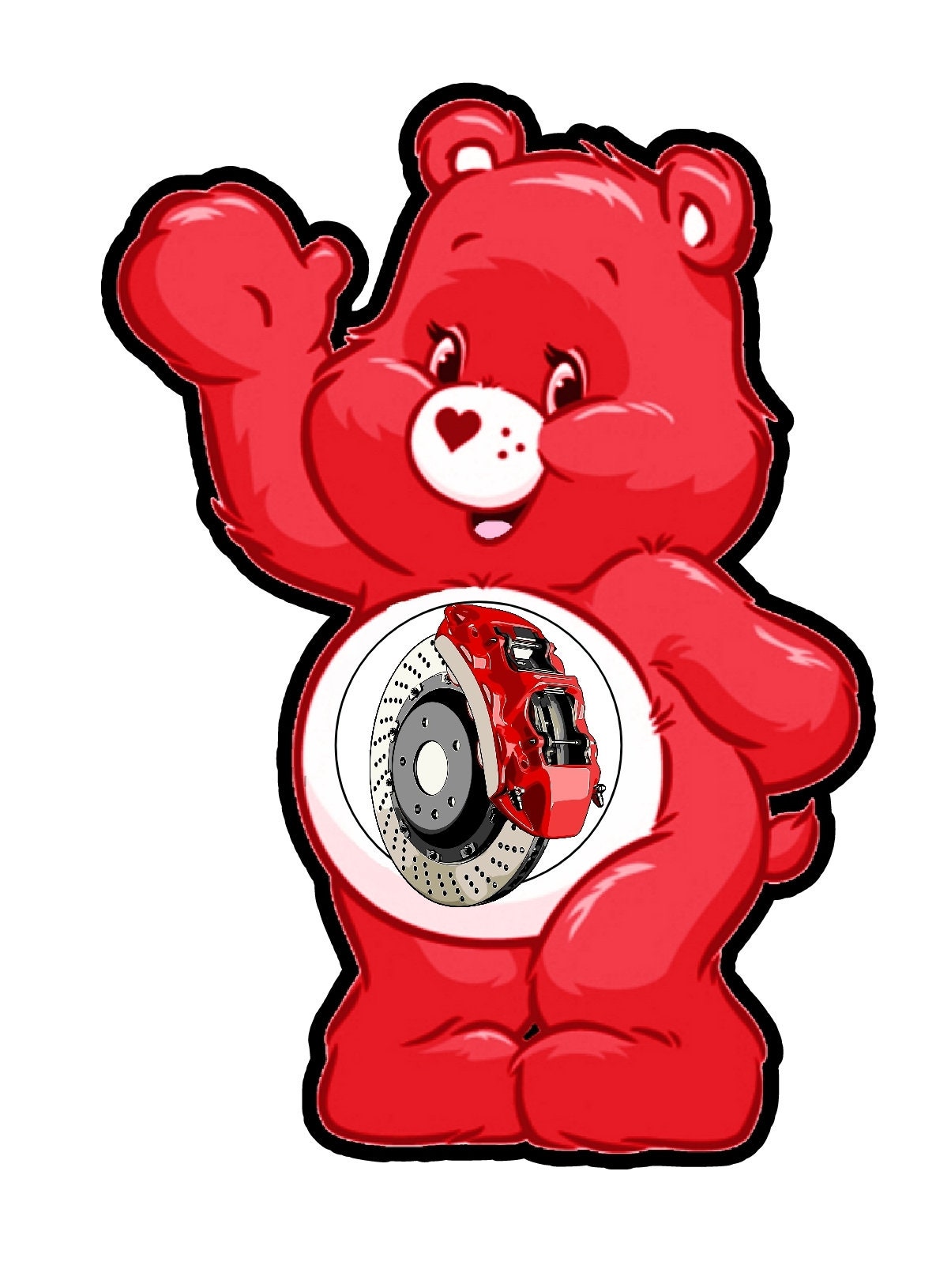 Care Bears Car Part Stickers Etsy