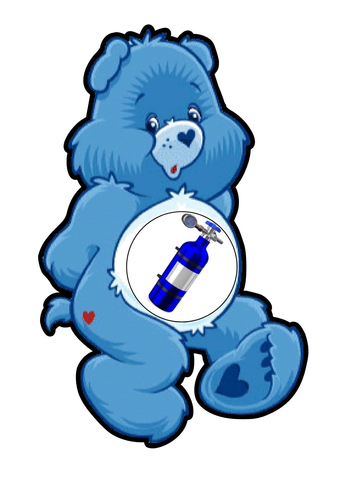 Care Bears Car Part Stickers Etsy