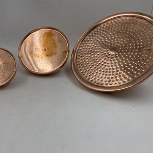 Unlacquered Solid Copper Rain Shower Head , Handcrafted Vintage , Style Moroccan Showerhead ,Ideal for Outdoor Use