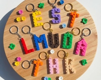 Block Letter Keychains