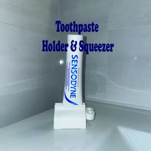 Zahnpasta Halter & Squeezer | Badezimmer Organisation