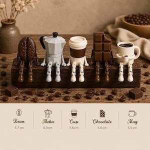 Decorazioni per l'angolo caffè / Regalo di Natale per gli amanti del caffè / Decorazioni per la postazione caffè / Decorazioni per la caffetteria / Decorazioni divertenti per il caffè