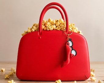 Bolso de mano estilo "El diablo viste de Prada" / Bolso de cine de moda con estampado 3D