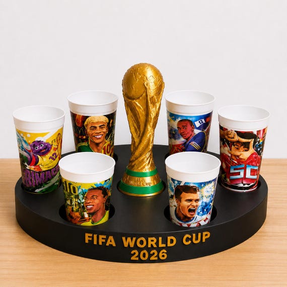 Buy Mcdonald's World Cup 2026 Cup Display Stand | Holder for 6 or
