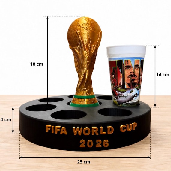Mcdonald's World Cup 2026 Cup Display Stand | Holder for 6 or 7