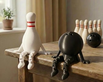 Gelenk-Bowling-Figuren - 3D Gedruckte Bowling-Schreibtischdekoration