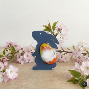 Suporte para Ovos de Chocolate em Formato de Coelho – Decoração de Primavera Impressa em 3D