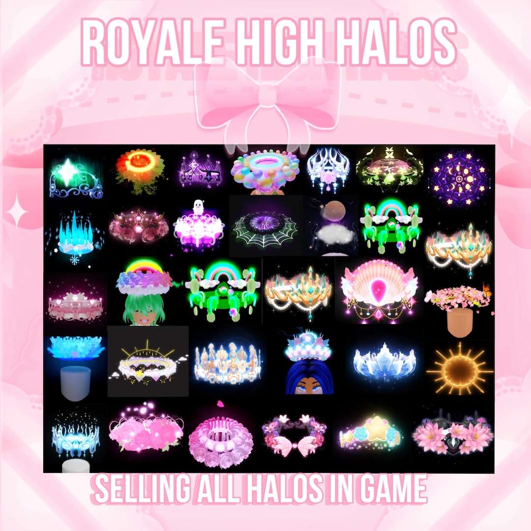Can You Buy A Halo In Royale High Royale High Halos All Halos in Game Please Read Description Before