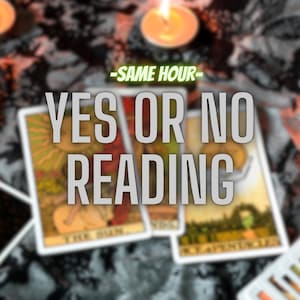 Ja oder Nein Fragen-Lesen - Schnelles Lesen - Pychisches Lesen - Tarot-Lesen - Gleiche Stunde