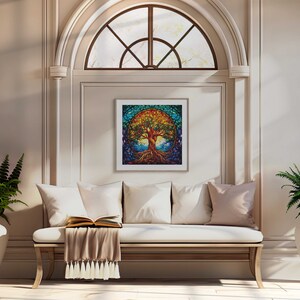 Stained Glass Tree of Life Two Cross Stitch Pattern Instant PDF ...
