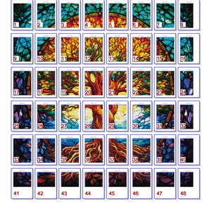 Stained Glass Tree of Life Two Cross Stitch Pattern Instant PDF ...