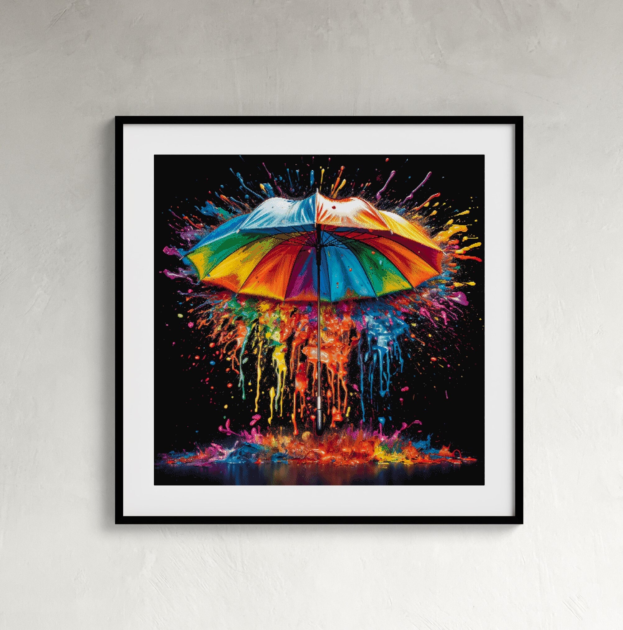 Colourful Umbrella 