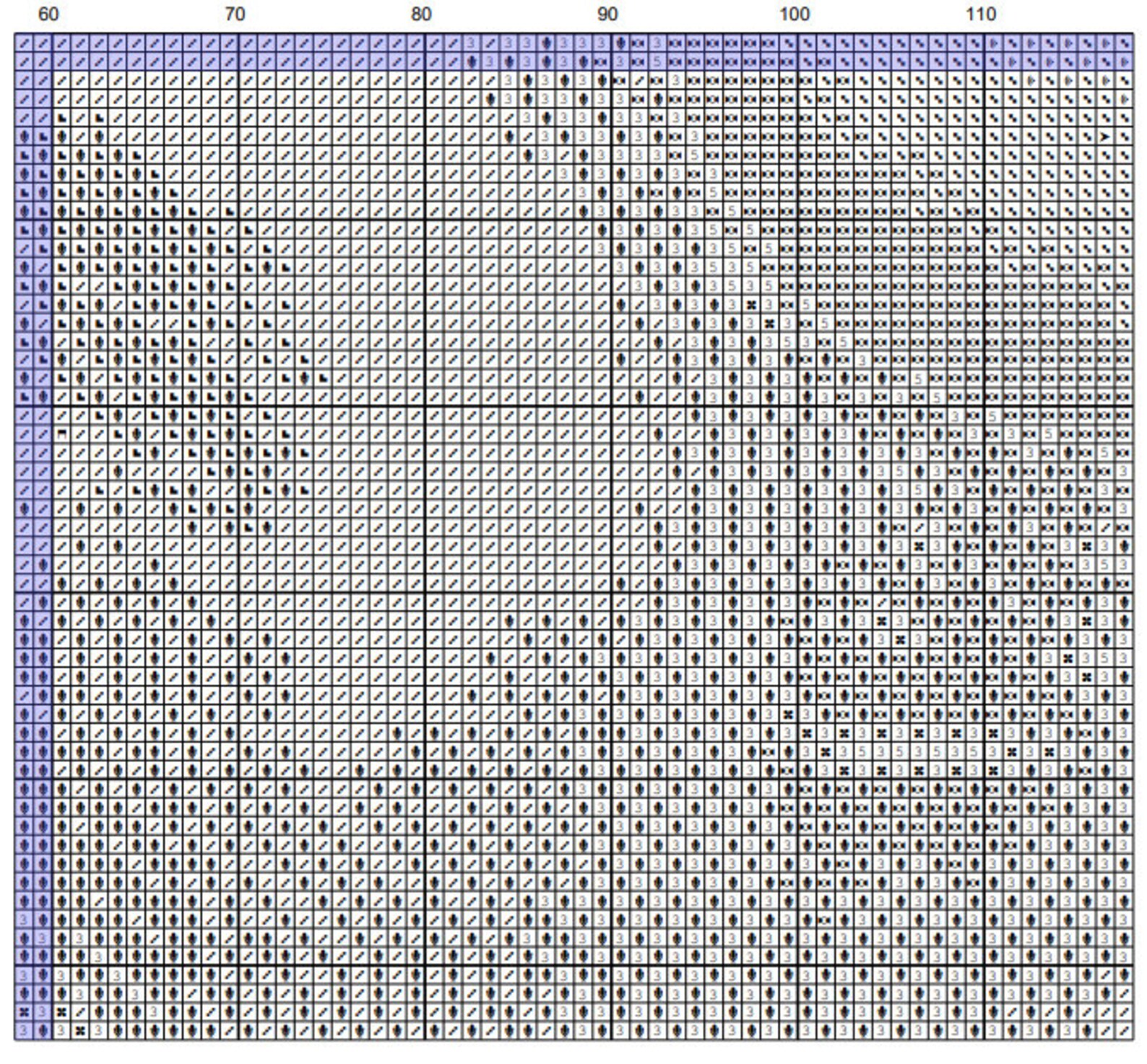 White Horse Cross Stitch Pattern Instant PDF Download Gray Horse Cross ...