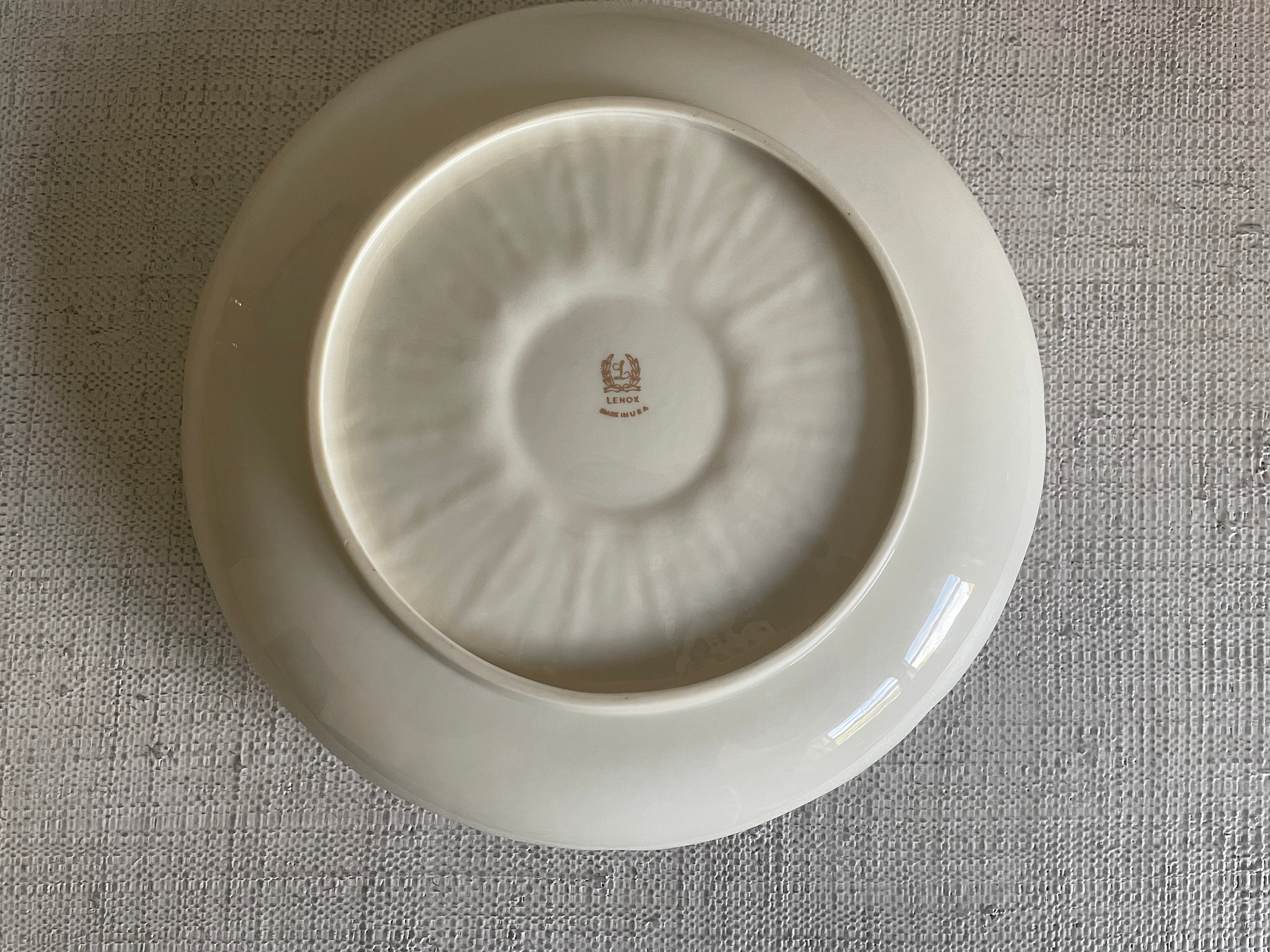 Vintage Lenox Collection Chip Dip Dish Etsy