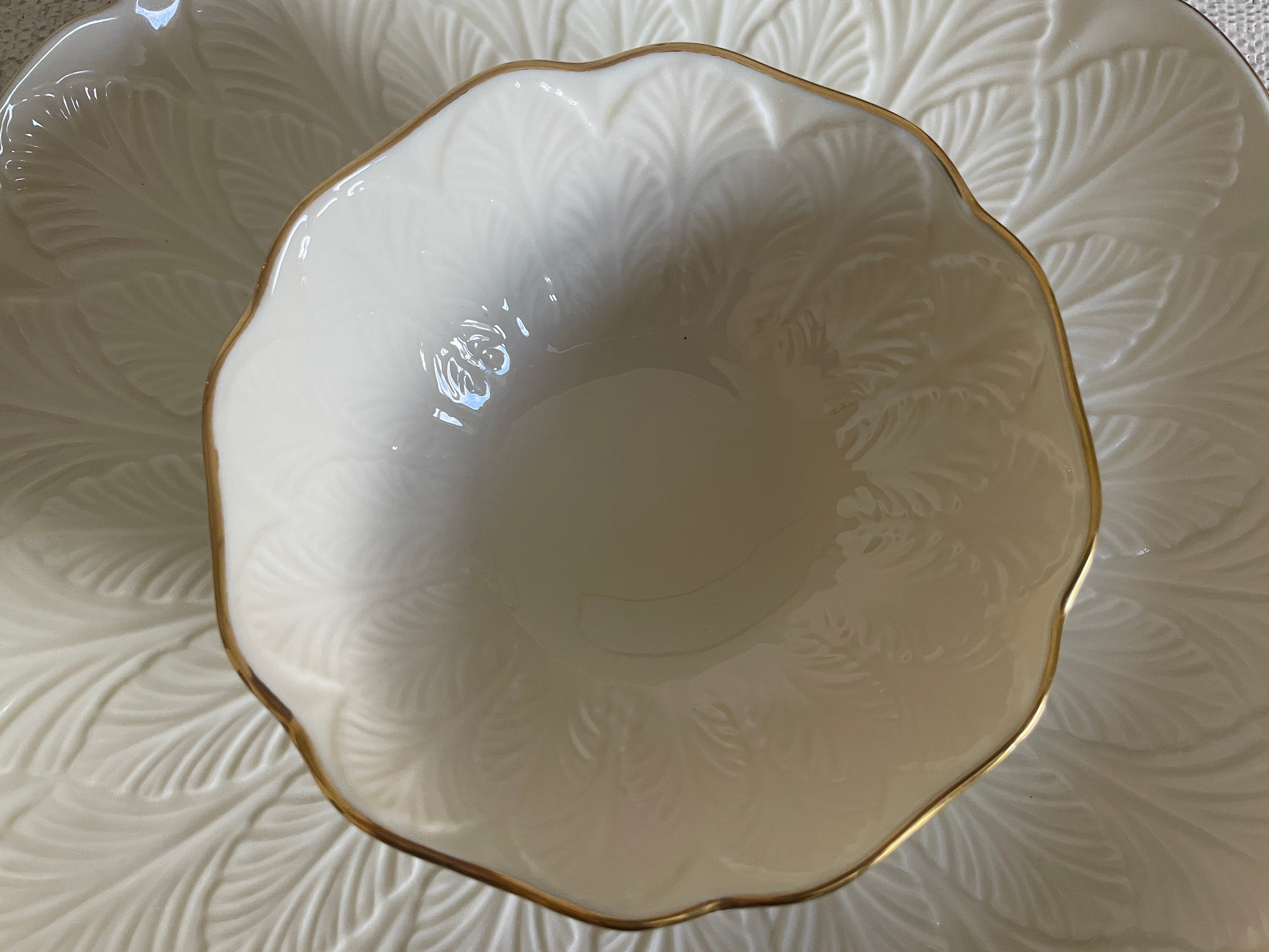 Vintage Lenox Collection Chip Dip Dish Etsy