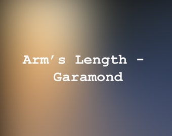Arm's Length - Garamond - Guitar Tab