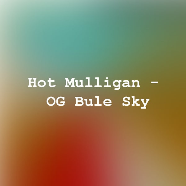 Hot Mulligan - OG Bule Sky - Guitar Tab