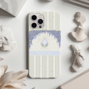 Gepersonaliseerde op Bridgerton geïnspireerde telefoonhoes! Regencycore-telefoonhoesje, bridgerton-telefoonhoesje, gepersonaliseerde regencycore-telefoonhoes, bridgerton