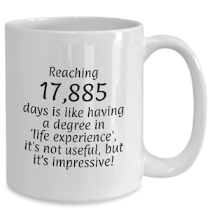 49th birthday cup, witty birthday mug, 49th bday, 49 birthday cup, personal coffee mug, 49th birthday gifts, 49 bday, 49 years gift