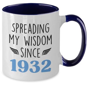 92nd birthday cup, birth year mug, 1932 birth year, 92 birthday cup, personal coffee mug, 92nd birthday gifts, 92nd bday, 92 years gift