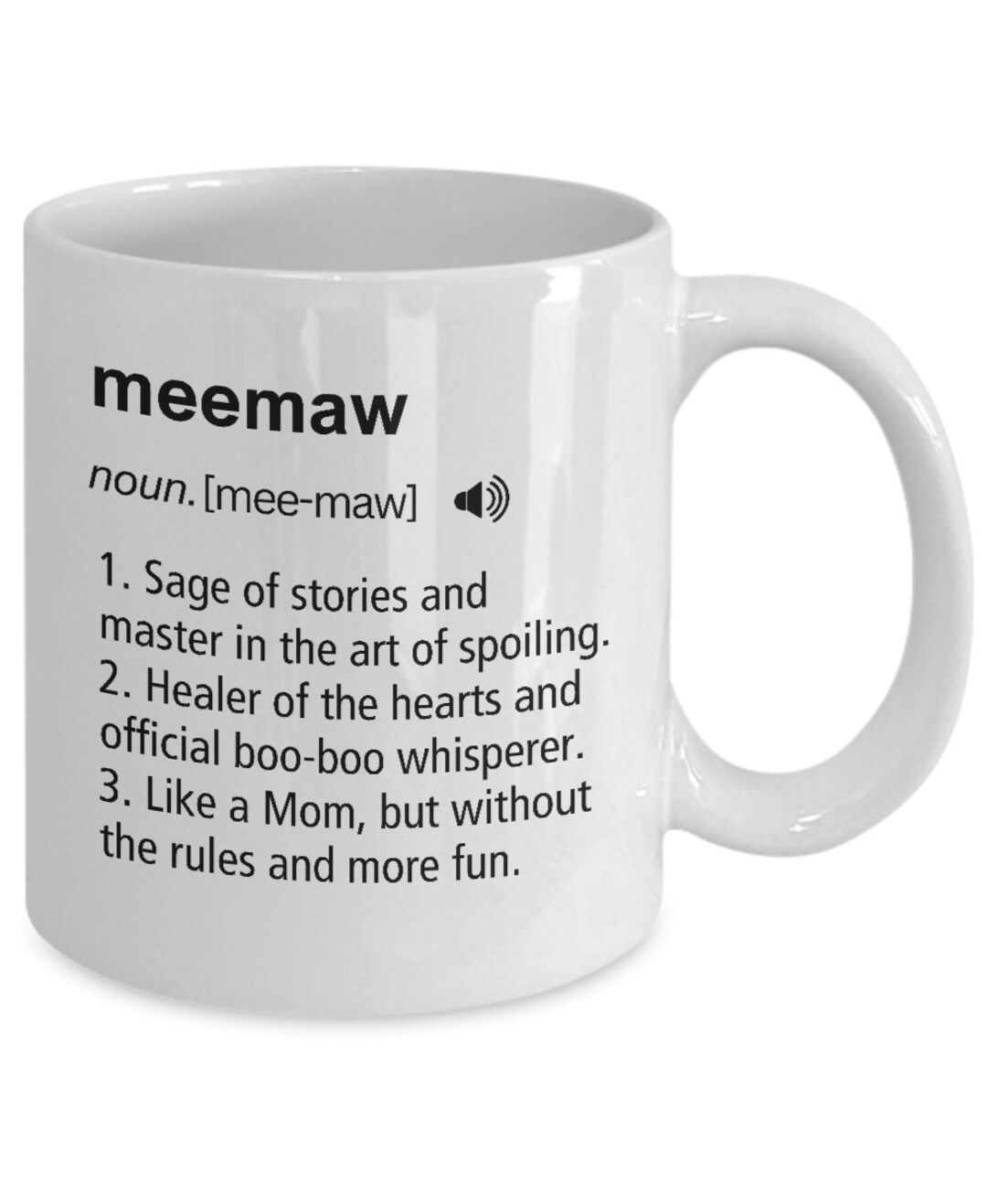 Meemaw Mug, Gift From Granddaughter, Promoted to Meemaw, Meemaw Gifts