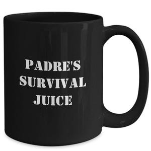 Padre Mug, Survival Juice Mug, Padre Mug, Padre Cup, Gifts For Padre From Kids Daughter Son, Father&#39;S Day Gifts
