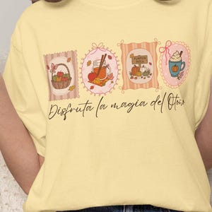 Spanish Fall Shirt, Disfruta la Magia del Otoño, Comfort Colors Pumpkin Patch Tee