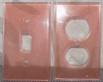 standard size light switch and outlet cover set.