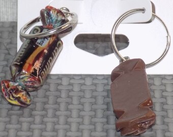 1 set of caramel candy bar earrings