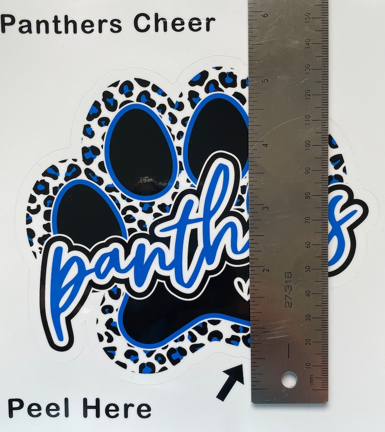 Panthers Paw Print Etsy