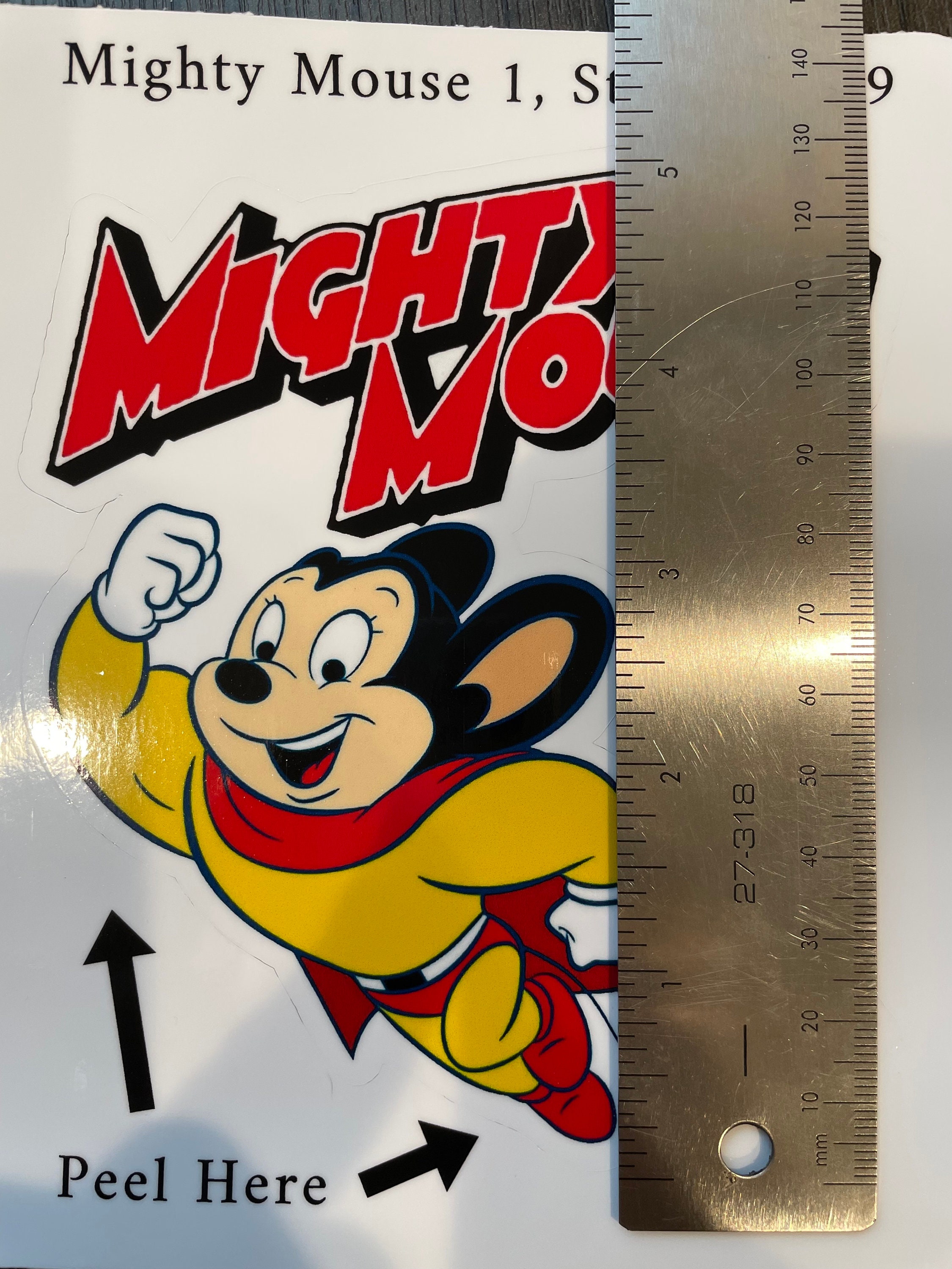 マイティーマウスMIGHYMOUSEヴィンテージ非売品ポスターアメトイガレージに マイティーマウスMIGHYMOUSEヴィンテージ非売品ポスターアメトイ